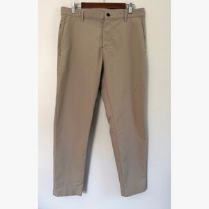 Banana Republic Men's CoreTemp Chino Flat Front Slim Fit Men's 34 X 30 Khaki
